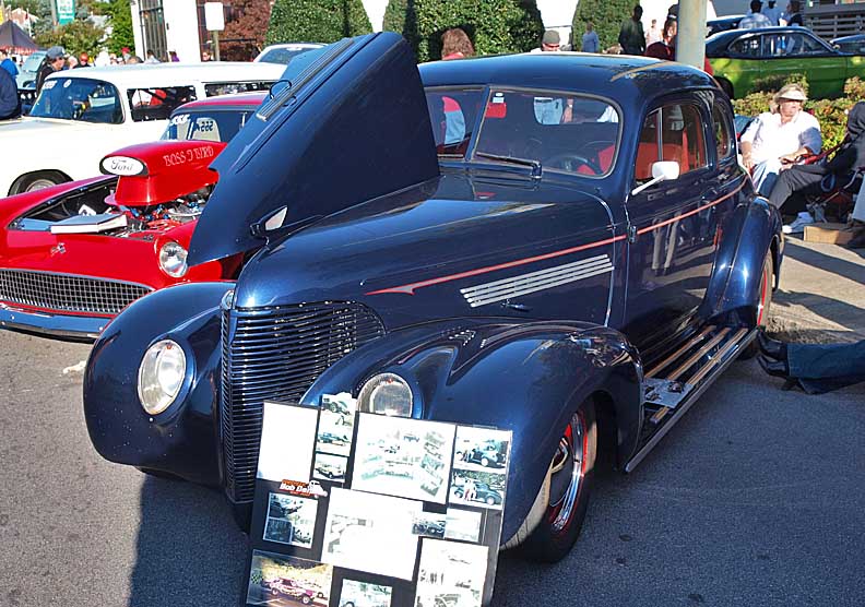 Susie and Dave Koffel's 1939 Chevrolet coupe.